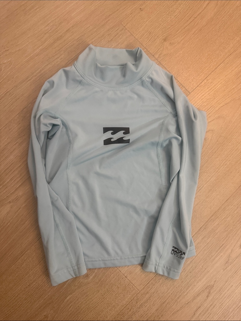 Billabong kids small Pale Blue Long Sleeve surf Guard shirt